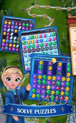 Disney Frozen Free Fall Games screenshot 8
